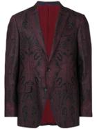 Etro Paisley Print Blazer - Red