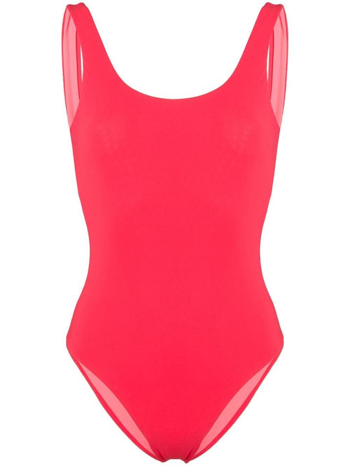 Semicouture Low-back One-piece Swimsuit - Pink