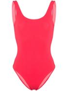 Semicouture Low-back One-piece Swimsuit - Pink