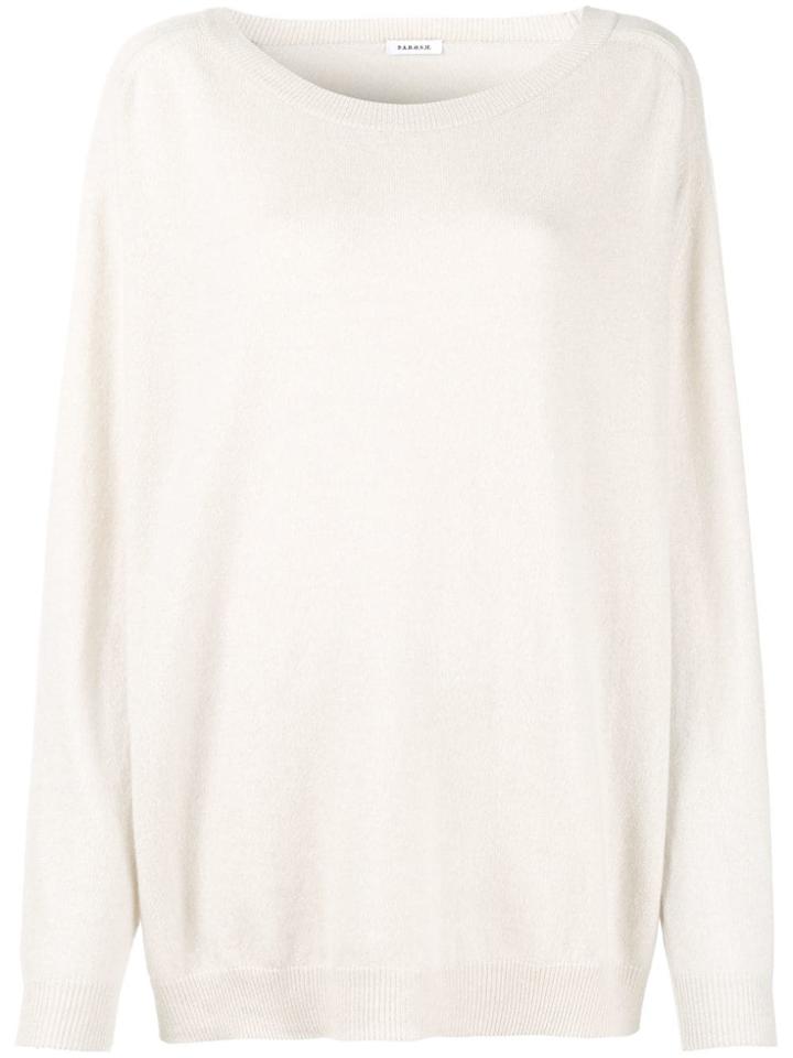P.a.r.o.s.h. Oversized Sweater - Nude & Neutrals