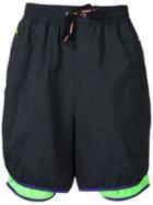 Adidas Originals Adidas X Kolor Track Shorts, Men's, Size: L, Black, Nylon/polyamide