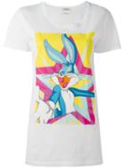 Iceberg Bugs Bunny T-shirt, Women's, Size: 40, White, Cotton