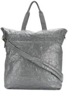 Rick Owens Large Crinkled Tote Bag - Grey