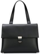 Giorgio Armani Handle Bag Logo Shoulder Bag, Women's, Black