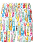 Mc2 Saint Barth Popsicle Logo Print Swim Shorts - Multicolour