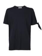 J.w. Anderson Single Knot T-shirt, Men's, Size: Xl, Blue, Cotton