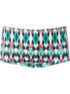 Lygia & Nanny Print Swim Trunks, Men's, Size: 44, Green, Polyamide/spandex/elastane