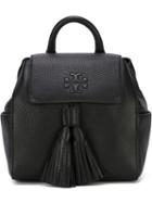 Tory Burch Tassel Detail Backpack, Black, Leather