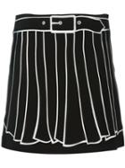 Vivetta 'albicocco' Mini Skirt, Women's, Size: 40, Black, Polyester/viscose/cotton/spandex/elastane