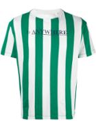 Roundel London Striped Shortsleeved T-shirt, Men's, Size: Large, Green, Cotton