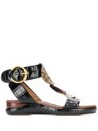 Chloé Open Toe Sandals - Black
