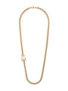 Christian Dior Pre-owned Buckle Detail Chain Necklace - Gold