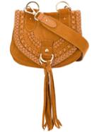 See By Chloé Collins Crossbody Bag, Women's, Brown, Calf Suede/cotton