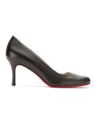 Zeferino Leather Pumps - Brown