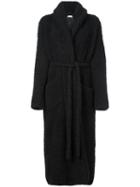 Brunello Cucinelli Belted Coat, Women's, Size: Small, Grey, Polyamide/cashgora