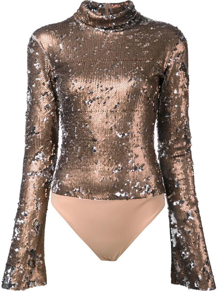 Alix 'madison' Bodysuit, Women's, Size: Medium, Grey, Nylon/polyester/spandex/elastane