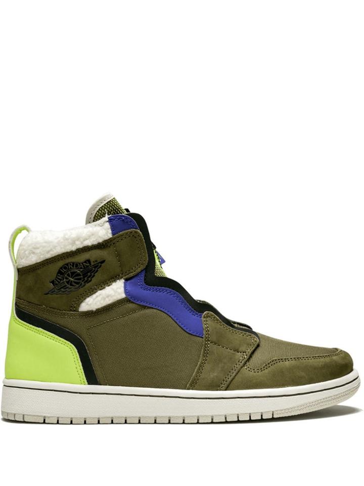 Jordan Wmns Air Jordan 1 High Zip Up Sneakers - Green