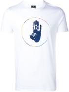 Ps By Paul Smith 'circle Hand' Print T-shirt - White
