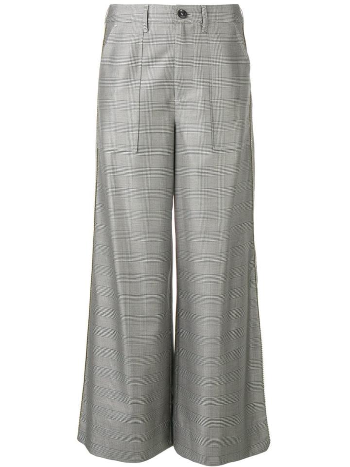 Ganni Paloma Wide Leg Trousers - Grey