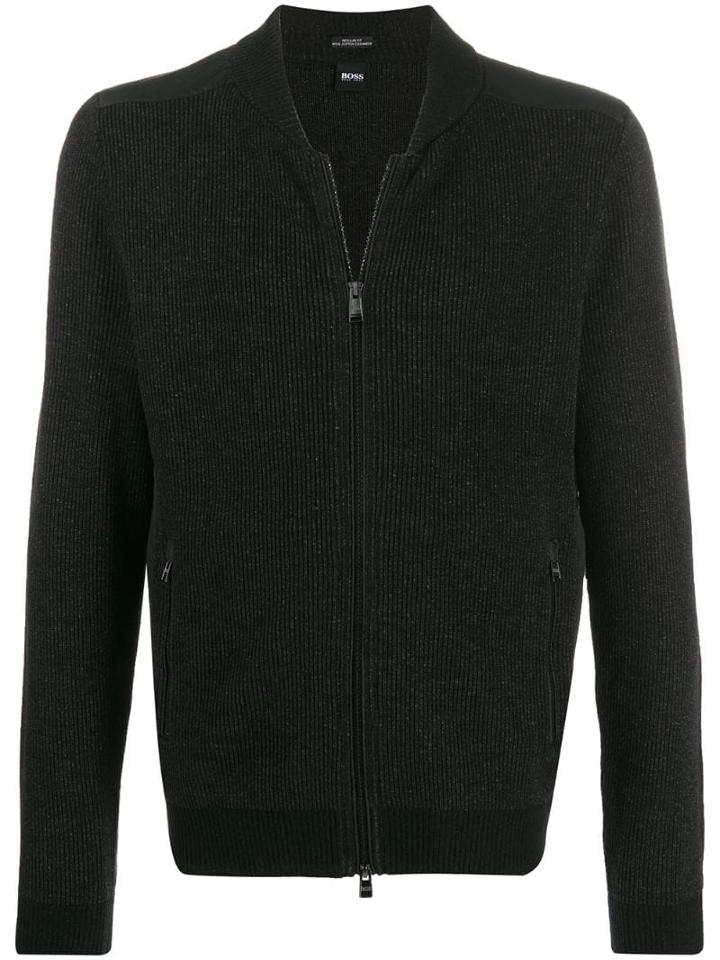 Boss Hugo Boss Baraldo Zipped Cardigan - Black