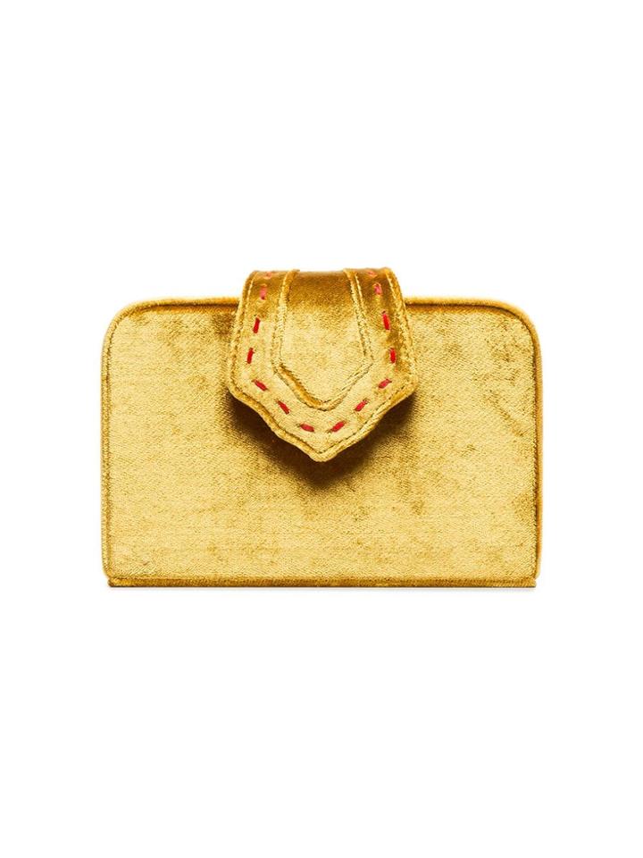 Mehry Mu Velvet Fey Clutch - Yellow & Orange