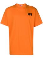 Used Future Logo Print T-shirt - Yellow & Orange