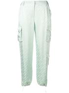 Off-white Monogram Cargo Trousers - Green