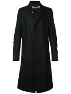 Individual Sentiments Stretch Flannel Coat - Black
