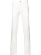 Hand Picked Straight Leg Trousers - White