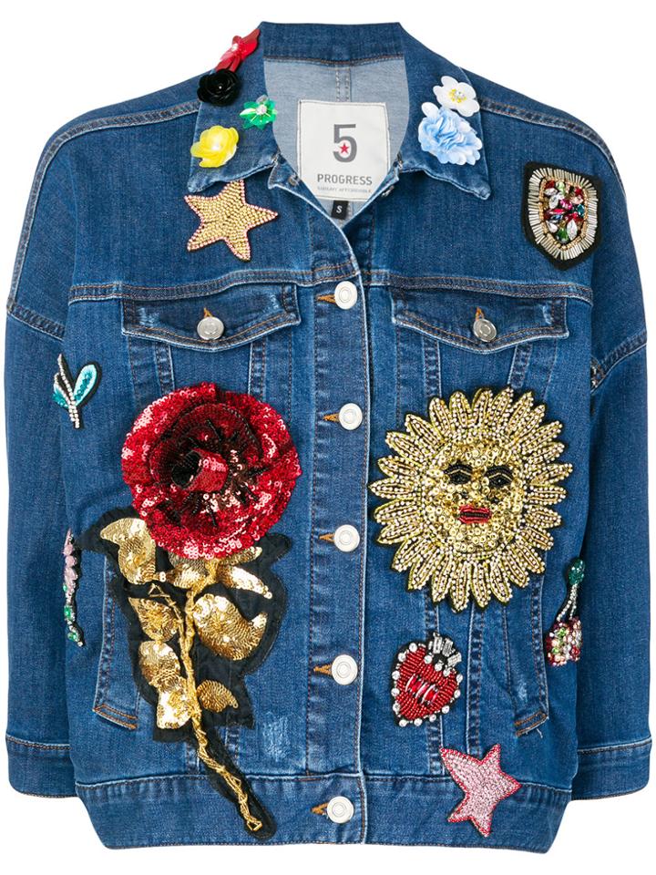 5 Progress Multi-patch Jacket - Blue