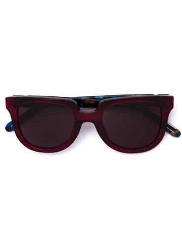 Krewe Du Optic 'lyons' Sunglasses, Women's, Red, Acetate