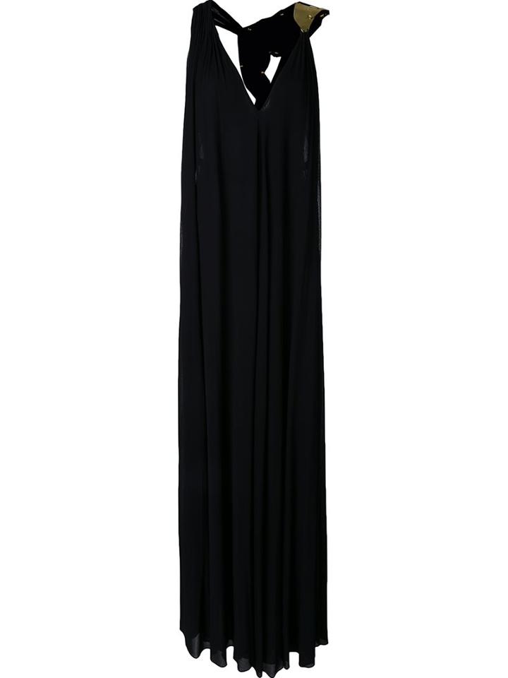 Jay Ahr Gold-tone Detail Racerback Dress
