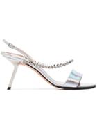 Alchimia Di Ballin Pethia 80 Crystal Embellished Sandals - Silver