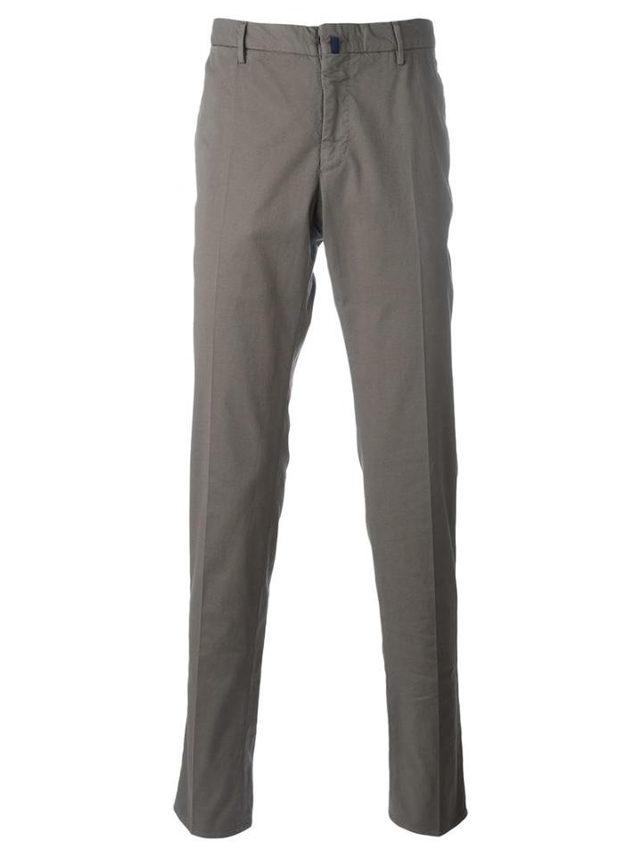 Incotex Classic Chinos, Men's, Size: 50, Nude/neutrals, Cotton/spandex/elastane