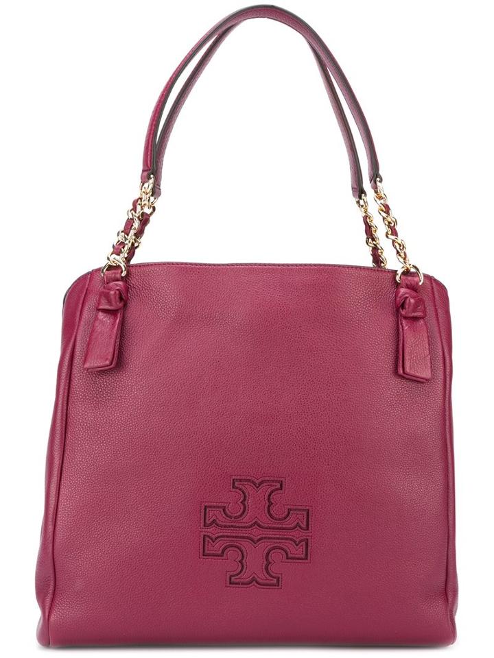 Tory Burch 'harper' Center Zip Tote, Women's, Red