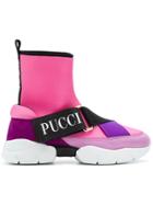 Emilio Pucci City Hi-top Sneakers - Pink