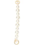 0711 Small Beaded Handle - White