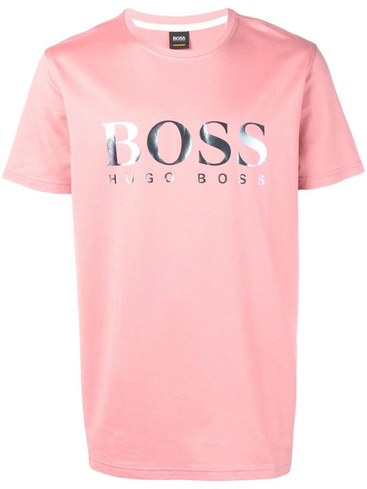 Boss Hugo Boss Logo Print T-shirt - Pink