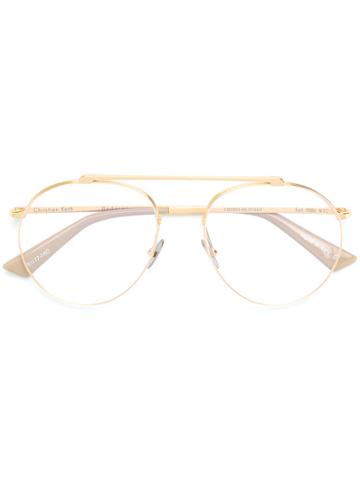 Christian Roth Eyewear Reducer Glasses - Metallic