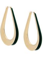Annelise Michelson Enamel Hoop Earrings - Gold