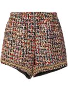 Tiger In The Rain Woven Knitted Shorts - Gold