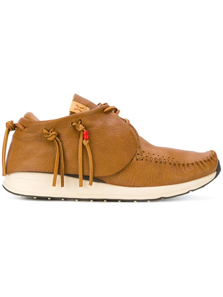Visvim Stitched Sneaker Boots - Brown