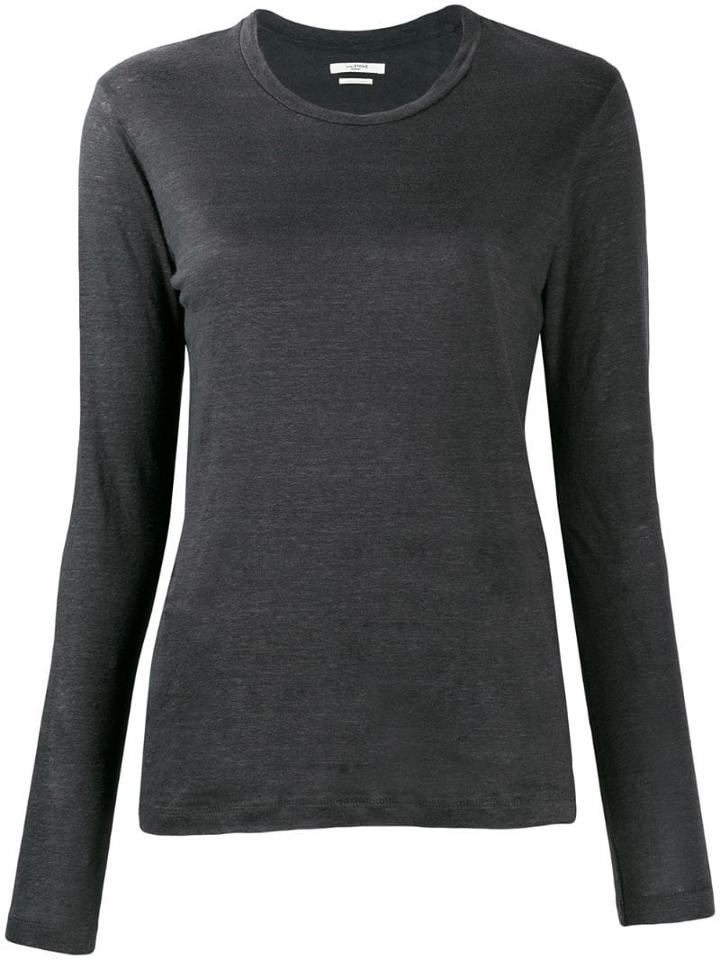 Isabel Marant Étoile Long-sleeve Linen Top - Grey