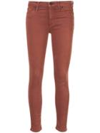 Hudson Mid Rise Skinny Jeans - Yellow & Orange