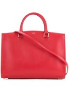 Rochas Wide Tote Bag - Red