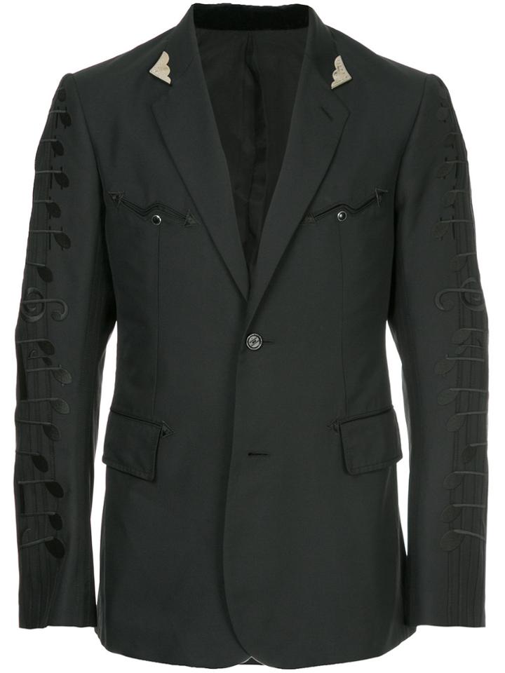 Takahiromiyashita The Soloist Western Button Blazer - Black