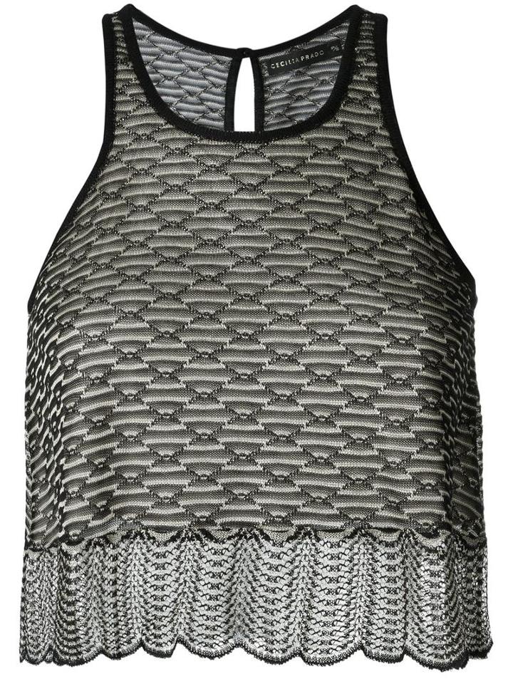 Cecilia Prado Knit Top, Women's, Size: G, Black, Viscose/acrylic/metal (other)