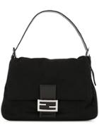 Fendi Pre-owned Mamma Baguette Shoulder Bag - Black