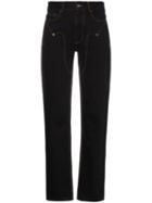 Y/project High Waisted Jeans With Chaps - Black