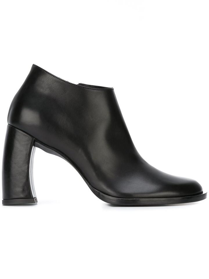 Ann Demeulemeester Curved Heel Booties